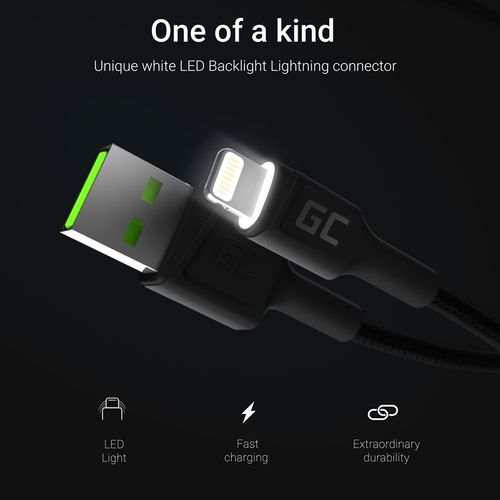 ND38_KABGC12 Green Cell Ray - Kabel Przewod USB - na Arena.pl