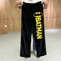 Spodnie flanelowe Superman Batman S / 0910-081-FLR-B-3