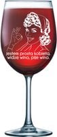 Szklanka kieliszek do wina z grawerem na PREZENT