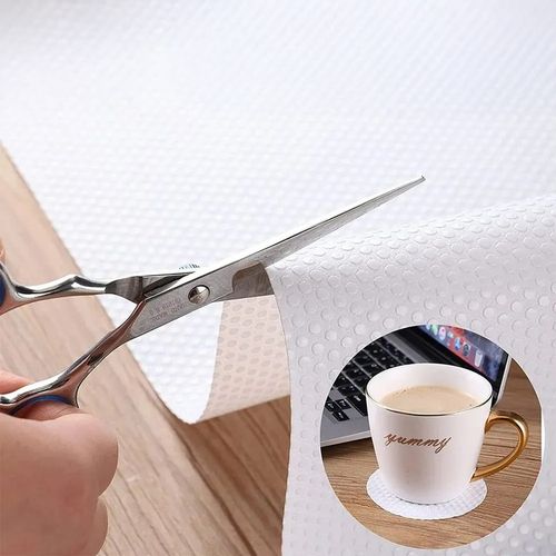 Mata antypoślizgowa biała 500x50cm ochronna do szuflad szafek kuchni na Arena.pl