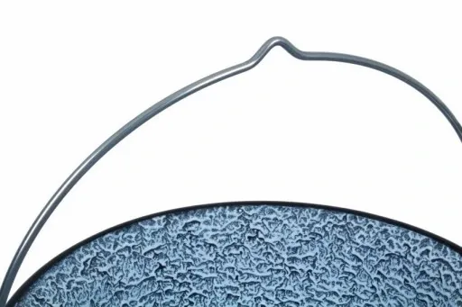 Kociołek emaliowany wiszący 13l do zawieszenia grilla ogniska zdjęcie 3