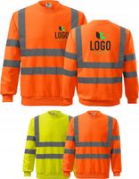 BLUZA BHP ODBLASKOWA ROBOCZA firmowa z logo x5