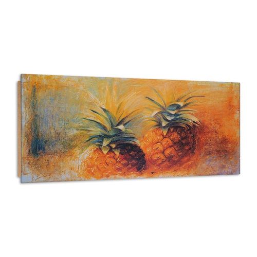 Deco Panel, Dwa malowane ananasy 100x50 na Arena.pl
