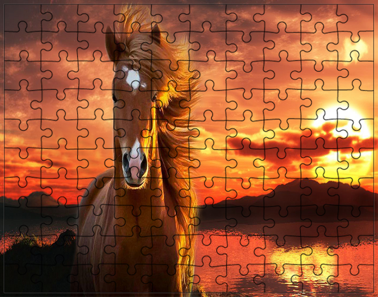 Puzzle Konie zdjęcie 1
