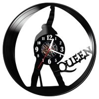 Zegar ścienny z płyty winylowej Queen 20.14