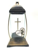 ZNICZ ZNICZE KAPLICZKA Z DEDYKACJĄ DLA TATY MAMY SIOSTRY BRATA BABCI