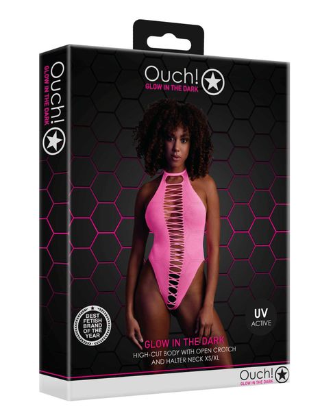 High-Cut Body - Neon Pink - Xs/Xl zdjęcie 3