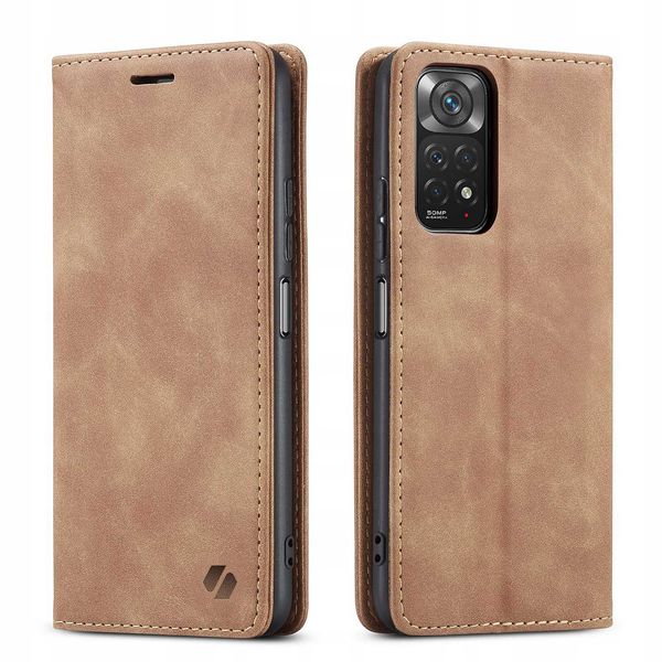 Spacecase Wallet Redmi Note 11/11S Light Brown zdjęcie 7