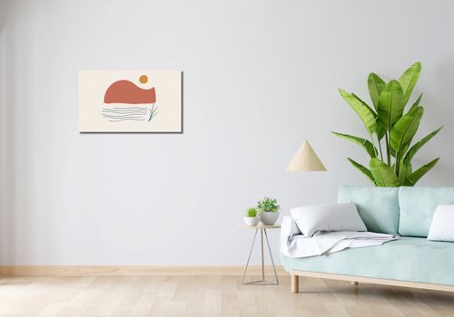 Obraz 70x40cm Serenada Zachodzącego Słońca na Arena.pl