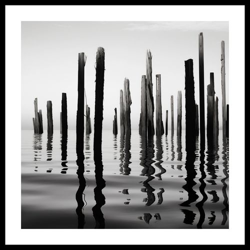 Plakat 60x60cm Refleksje Nad Wodą na Arena.pl