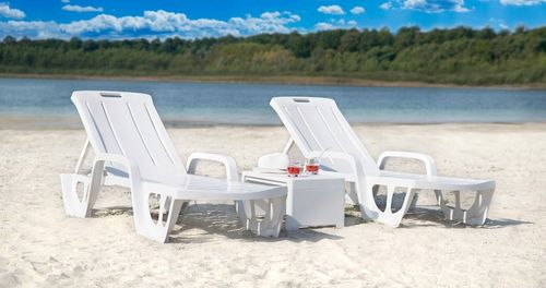 LEŻANKA basenowa profilowana FLORIDA biała SPA na Arena.pl