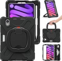 Etui do iPad Mini 6 8.3" Obrotowa Podstawka i Miejsce na Rysik Czarne