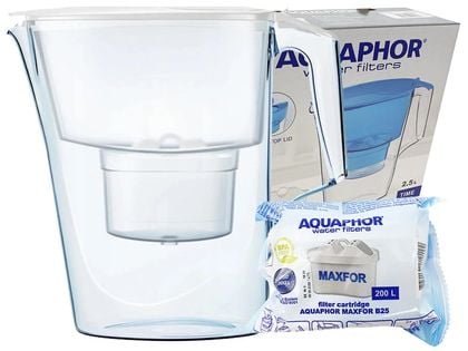 Dzbanek filtrujący 2,5L Aquaphor Time (biały)