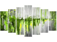 OBRAZ GREEN WATERFALL ZIELONY WODOSPAD