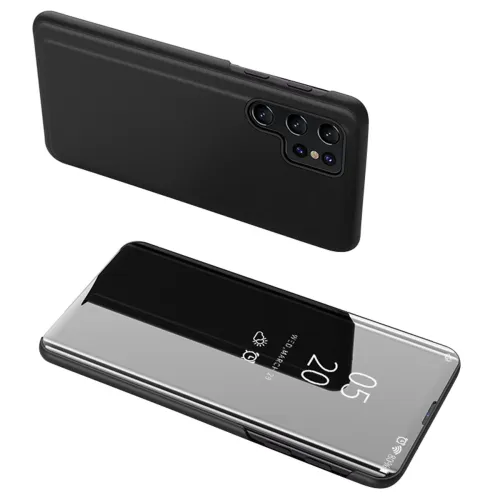 etui clear view case do samsung a05s z klapką - czarne na Arena.pl