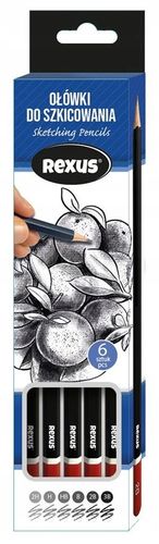 OLOWKI DO SZKICOWANIA 6SZT. 3180 OD 2H DO 3B na Arena.pl