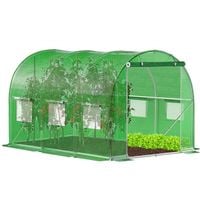 Szklarnia ogrodowa foliowa UV-4 140g/m2 tunel foliak 3x2x2 m zielony