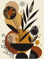 Plakat 60x80cm Ogrody Geometryczne