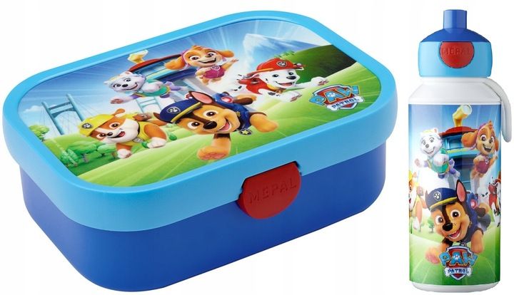 MEPAL LUNCHBOX ŚNIADANIÓWKA BIDON ZESTAW KANAPKI PSI PAW PATROL PUPS NO BPA zdjęcie 7
