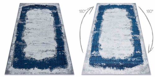 RUG/LU/IONA/FRAME/BLUE+GREY/80x150 na Arena.pl