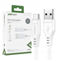 Acefast kabel USB - USB Typ C 1,2m, 3A biały (C3-04 white)