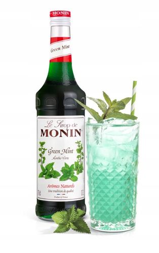 Syrop smakowy MONIN GREEN MINT-zielona mięta 700ml na Arena.pl