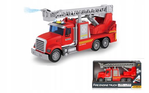 WÓZ STRAŻACKI STRAŻ POŻARNA STRZELA WODĄ ZE ŚWIATŁEM I DŹWIĘKIEM Z NAPĘDEM na Arena.pl