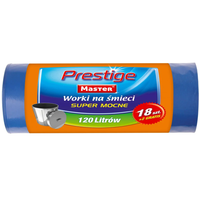 WORKI NA ŚMIECI 120L MASTER PRESTIGE NIEBIESKIE 20szt
