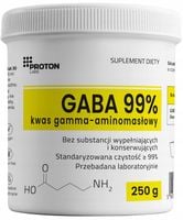 Proton Labs GABA 99%+ kwas gamma aminomasłowy CZYSTY proszek 250g na SEN