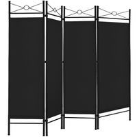 METALOWY CZARNY PARAWAN ŚCIANKA ZASŁONA