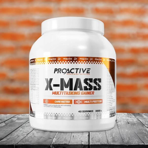ProActive X-MASS GAINER NA MASĘ 3000g WHITE CHOCOLATE zdjęcie 4