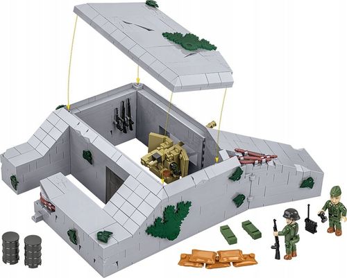 Klocki COBI 3136 German Bunker Regelbau 667 niemiecki schron bunkier na Arena.pl
