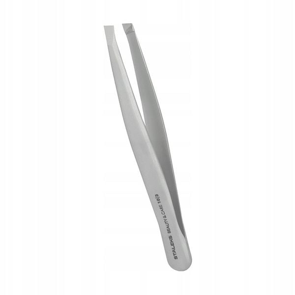 STALEKS Pęseta do brwi skośne krawędzie TBC-10/3 zdjęcie 1