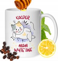 Kubek Dla Kacpra Kolegi Przyjaciela Męża Prezent Z Nadrukiem Biały 330Ml