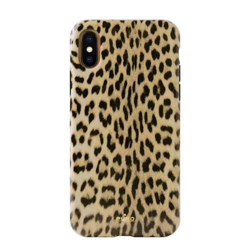ND38_IPCXCLEO1BLK PURO Glam Leopard Cover - Etui na Arena.pl