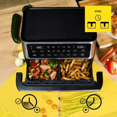 Frytkownica beztłuszczowa 11L Air Fryer Yoer 2800W 12 programów 23 na Arena.pl