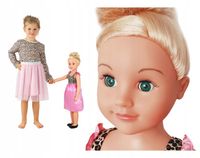 SMILY PLAY Duża lalka dla dzieci chodząca 70 cm księżniczka długie włosy