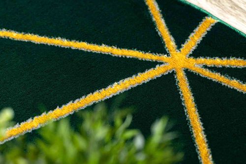 RUG/LU/ESTEMA/GEOMETRIC/BOTTLEGREEN+GOLD/R120 na Arena.pl