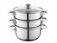 Garnek Florina Steamer 20cm 0,1L stal nierdzewna wielowarstwowe parze 6408