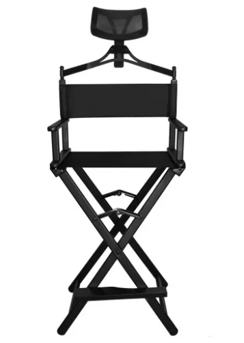 Krzesło do Makijażu Make-Up Aluminiowe + Zagłówek na Arena.pl