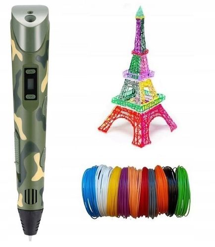 Długopis Drukarka 3D Dla Dzieci Zestaw 9 Metrów Magiczny Długopis Moro na Arena.pl
