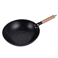 wok z powłoką marmurkową 30cm kinghoff kh-1983