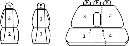 Pokrowce miarowe do Volkswagen Golf 4 (1997-2004r) na Arena.pl