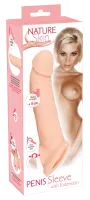 nature skin powiększająca nakładka intymna +5 cm tpe 21 cm beżowa