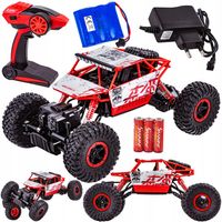 Samochód Auto RC ROCK CRAWLER 2.4 GHz 1:18 Czerwony Zdalnie Strerowany RC
