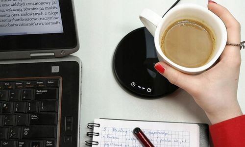 Podgrzewacz do Kubka Kawy Herbaty Podstawka pod Kubek do Biura na na Arena.pl