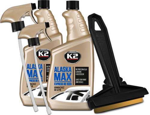 K2 ALASKA ODMRAŻACZ DO SZYB 2x700ML SKROBACZKA MURSKA MOSIEŻNYM OSTRZEM 575 na Arena.pl