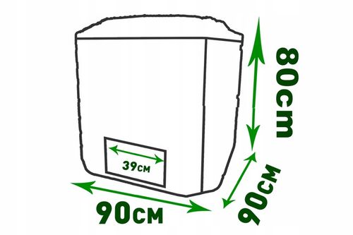 KOMPOSTOWNIK MODUŁOWY 600L CZARNY G-COMP POLSKI na Arena.pl