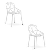 Krzesło ESSEN - białe x 2