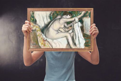 Nude lady, Edgar Degas - plakat 40x30 cm na Arena.pl